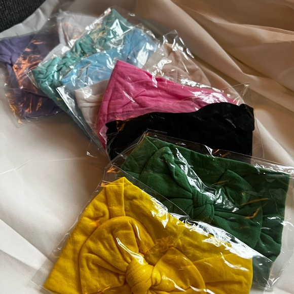 Other - Baby headbands, 9 different colors.